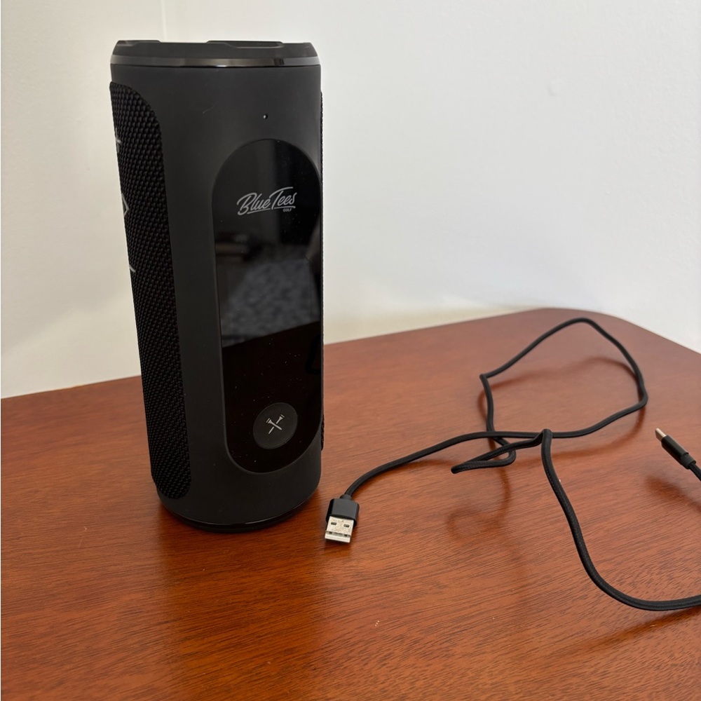 Blue Tees Golf Black Portable Speaker